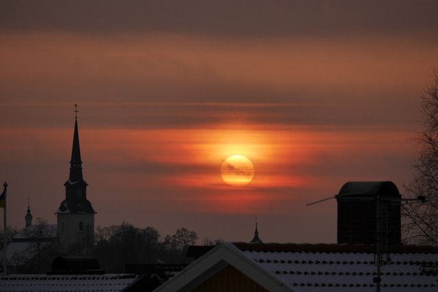 Soluppgång från min altan 7 40 20 februari 2016 P1020934