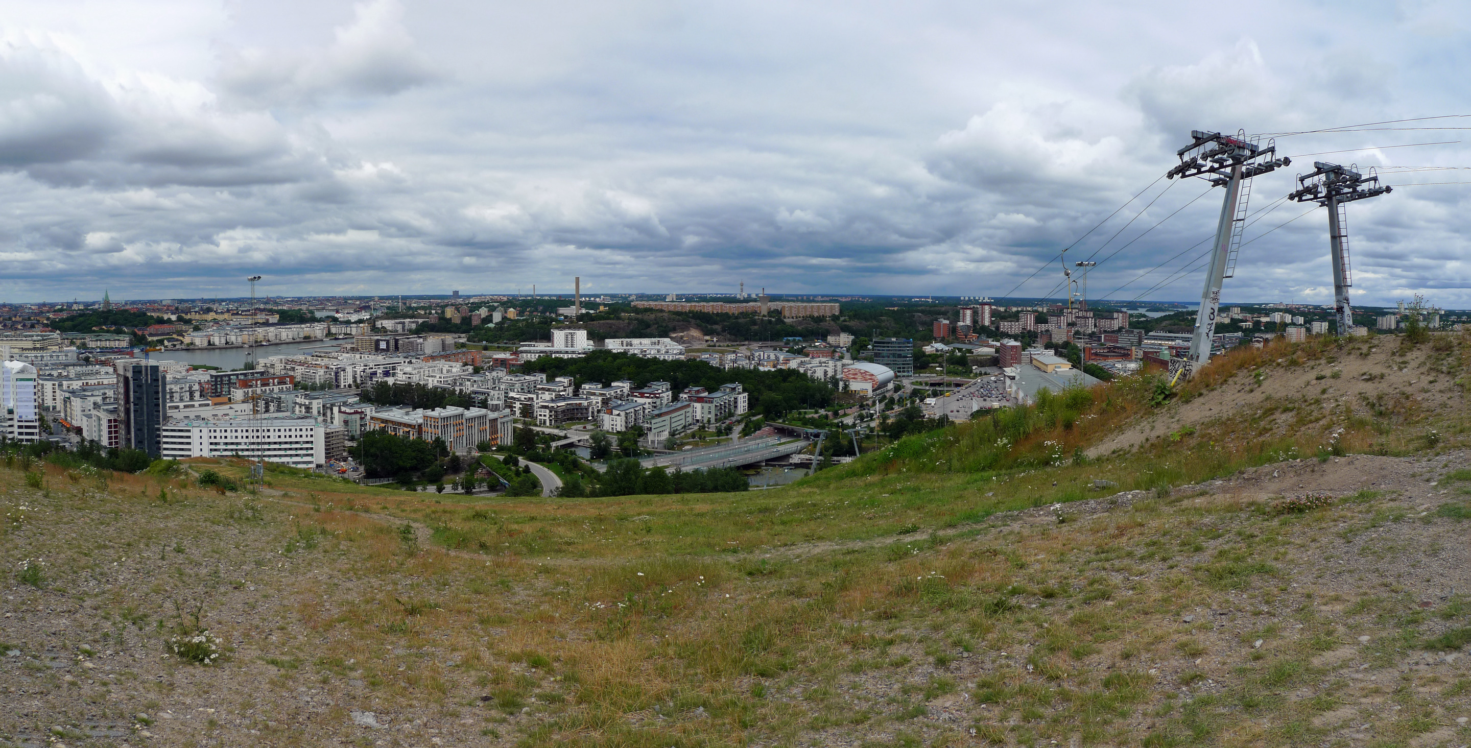 Panoramavy från Hammarbybacken 2009